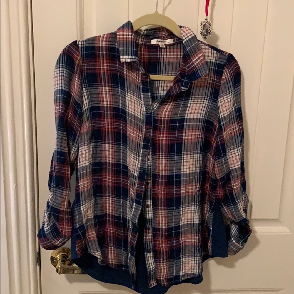 Pink and Blue Flannel